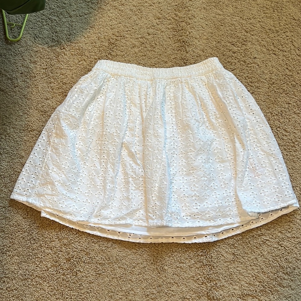 White Lace Skirt